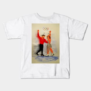 Winter Olympic Games Illustration Kids T-Shirt